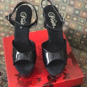Black Stilettos Size 8 By Pleaser